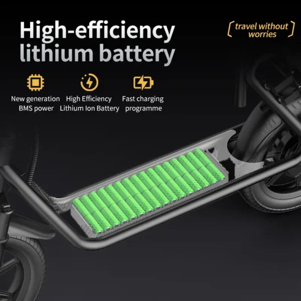 AOVOPRO ESBS 500W 14inch Commuter Electric Scooter with Seat &Carry Basket 22MPH - Image 3